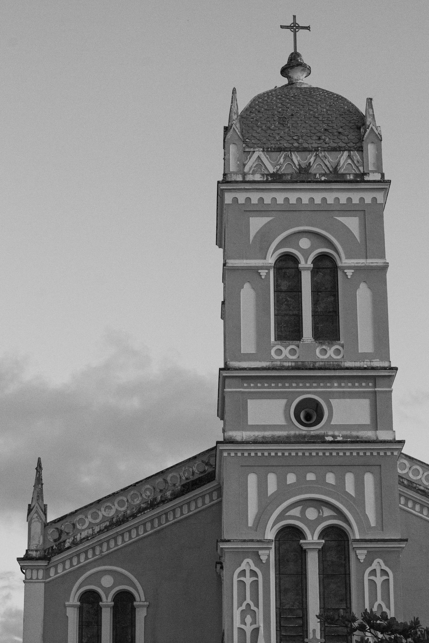 Black And White Photo Of A Historic