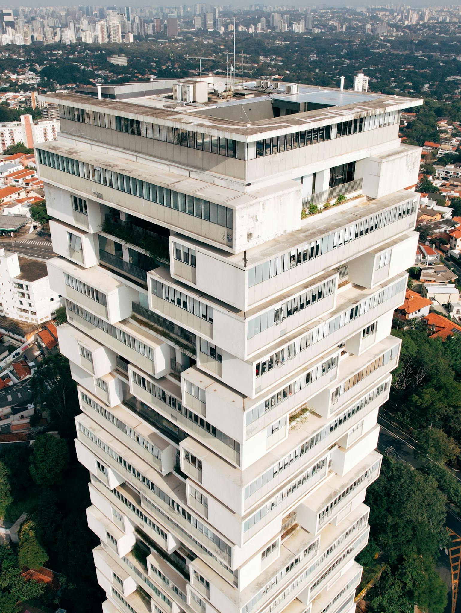 Unique Architecture Of A Modern Skyscraper In